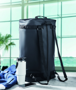 Logo trade promotional giveaways image of: Travel tarpaulin duffle bag