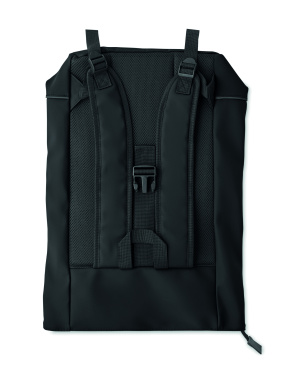 Logo trade business gift photo of: Laptop 15" roll top PU backpack