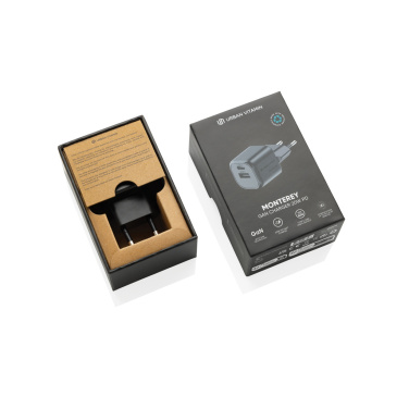 Logotrade corporate gift picture of: Urban Vitamin Monterey RCS recycled plastic 20W GAN charger