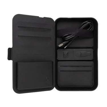 Logotrade corporate gifts photo of: Swiss Peak RCS recycled travel case with 3 in 1 charger