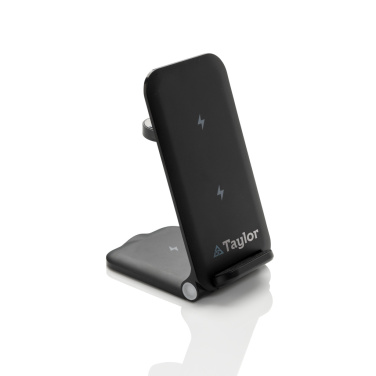 Logo trade promotional product photo of: Powerpal 3 in 1 RCS recycled plastic 15W charger