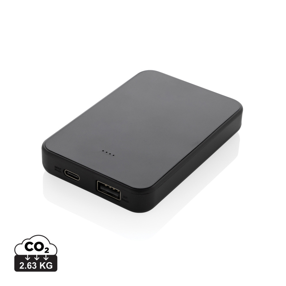 Logotrade advertising products photo of: Boostcore RCS recycled plastic powerbank 5.000mAh with USB C