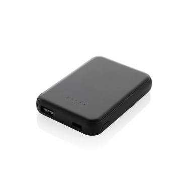 Logotrade promotional item image of: Stellar RCS recycled plastic 5000 mah 5W magnetic powerbank