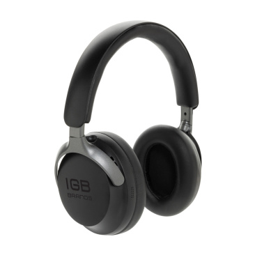 Logo trade advertising products image of: Soundpro RCS recycled plastic ANC headphone