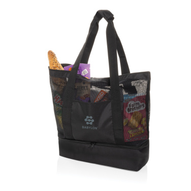 Logo trade business gifts image of: Iqlo Aware™ RPET 2-in-1 cooler tote