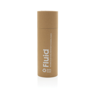 Logo trade promotional giveaway photo of: Fluid RCS certified recycled steel water bottle 600ml