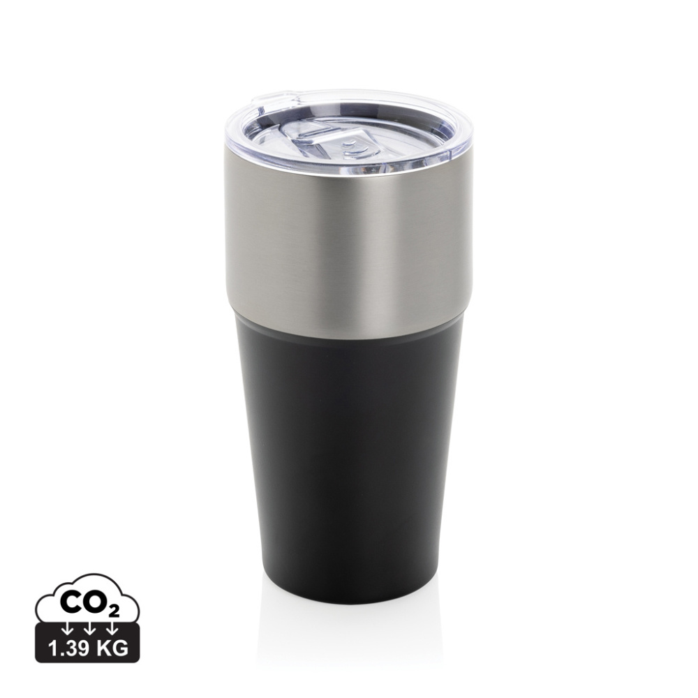 Logo trade promotional gifts picture of: Fluid RCS certified recycled steel tumbler 500ml
