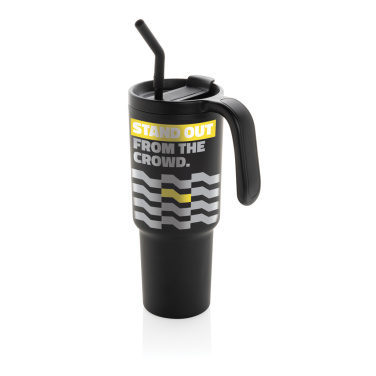 Logo trade advertising product photo of: Graphic 360 RCS certified recycled steel tumbler 900ml
