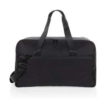 Logo trade promotional merchandise image of: Swiss Peak Aware™ RPET 15.6 inch laptop weekend bag