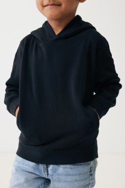 Logotrade promotional merchandise photo of: Iqoniq Yengo kids recycled cotton hoodie with sidepockets