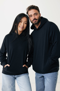 Logo trade corporate gift photo of: Iqoniq Yengo recycled cotton hoodie with sidepockets