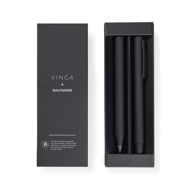 Logo trade promotional merchandise picture of: VINGA Baltimore RCS pen set