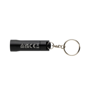 Logotrade promotional items photo of: Flash RCS recycled aluminium keychain torch