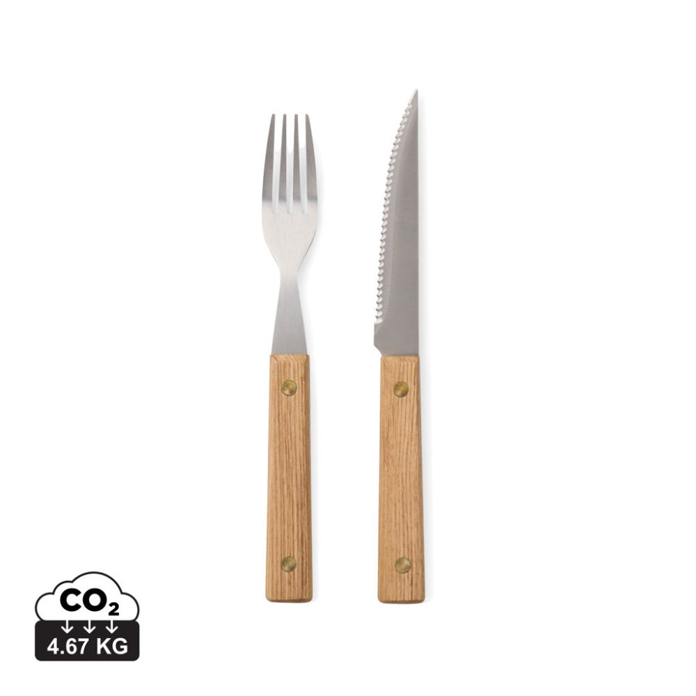 Logotrade advertising product image of: VINGA Paso 8 pcs bbq cutlery set