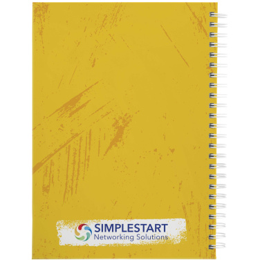 Logo trade business gifts image of: Desk-Mate® A5 hard cover journal