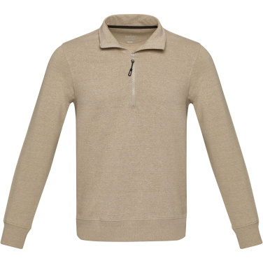 Logo trade advertising product photo of: Tin unisex Aware™ recycled quarter zip sweater