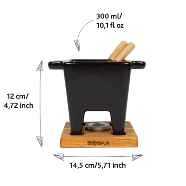 Logo trade business gifts image of: BOSKA Tapas Fondue Nero - 300 ml
