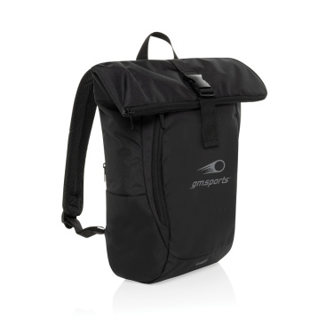 Logo trade business gifts image of: Swiss Peak Aware™ RPET Leonard 15.6 inch laptop backpack