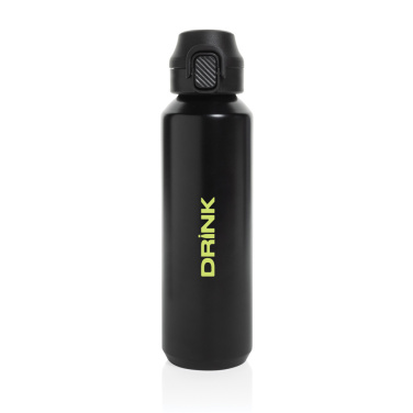 Logo trade promotional giveaways image of: Via RCS Re-steel lockable sport bottle 600ML