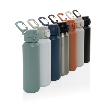 Logo trade corporate gifts image of: Via RCS Re-steel lockable sport bottle 600ML