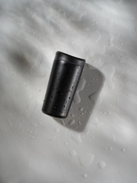 Logo trade corporate gift photo of: Avira Alix RCS re-steel click tumbler 400ML