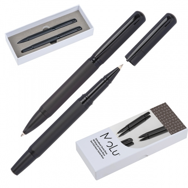 Logo trade promotional products picture of: Elegant MoLu writing set Santa Rosa