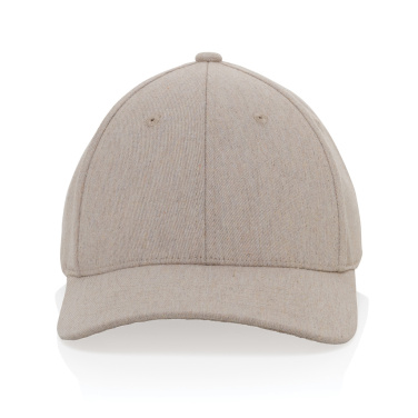 Logotrade promotional items photo of: Milo AWARE™ recycled heather 6 panel cap 200gr