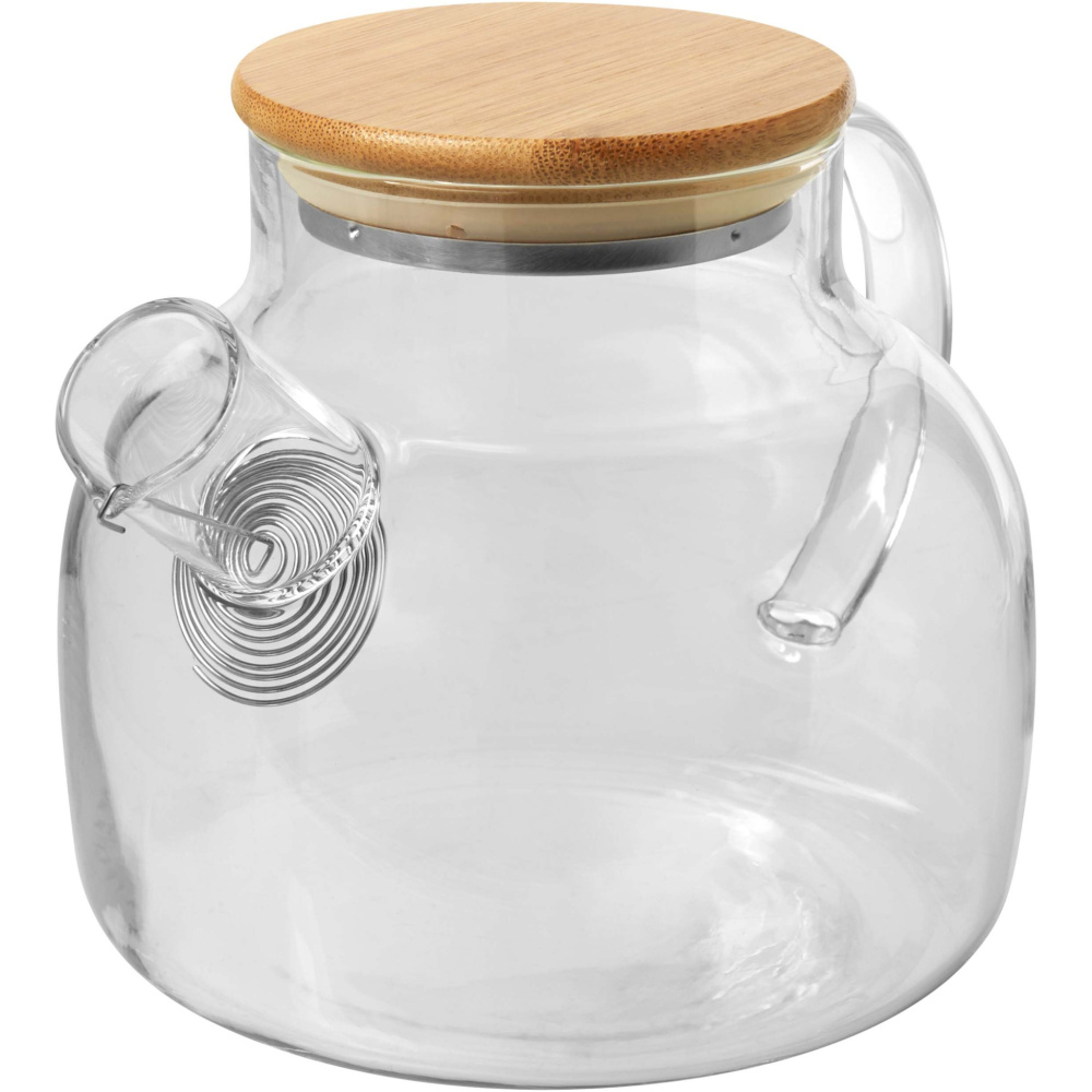 Logo trade promotional product photo of: Zen tea pot with strainer and bamboo lid