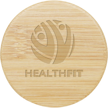 Logo trade promotional products image of: Lustre bamboo mirror
