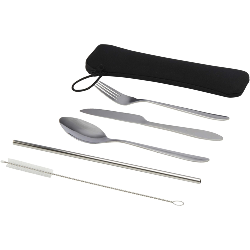 Logotrade promotional gift picture of: Sheen 5-piece stainless steel cutlery set