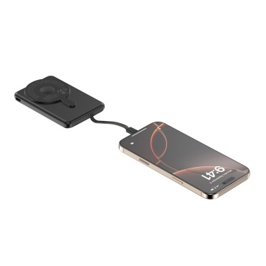 Logotrade business gift image of: Urban Vitamin Redwood 5in1 5000mah 20W PD magnetic powerbank