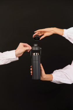 Logo trade promotional products picture of: Baltimore trek RCS recycled SS bottle 600 ML