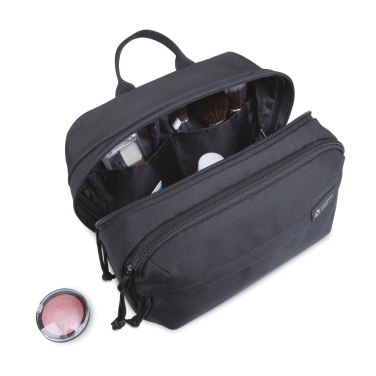 Logo trade corporate gifts picture of: Renew AWARE™ rPET Toiletry Bag