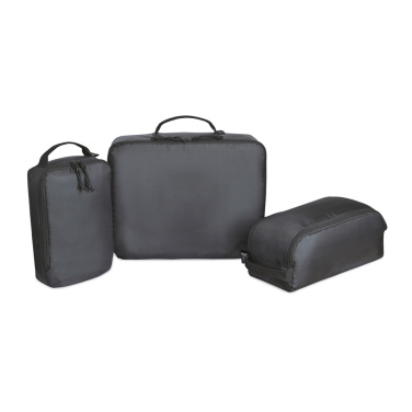 Logo trade promotional giveaways image of: Renew AWARE™ rPET 3 Piece Packing Cube Set