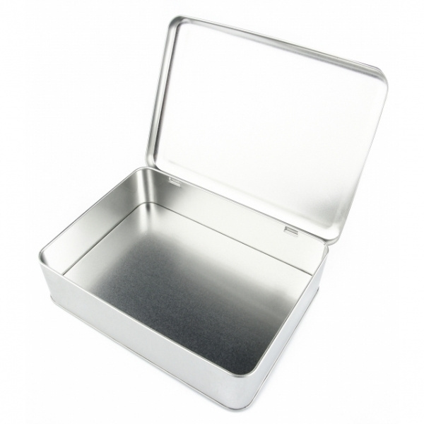 Logo trade business gifts image of: Metal box 18x12,6x4 cm