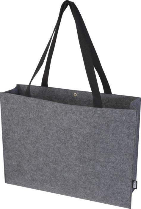 Logotrade promotional giveaway image of: Felta GRS recycled felt gusset tote bag 20L