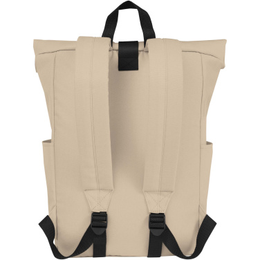 Logotrade promotional gifts photo of: Byron 15.6" GRS RPET roll-top backpack 18L