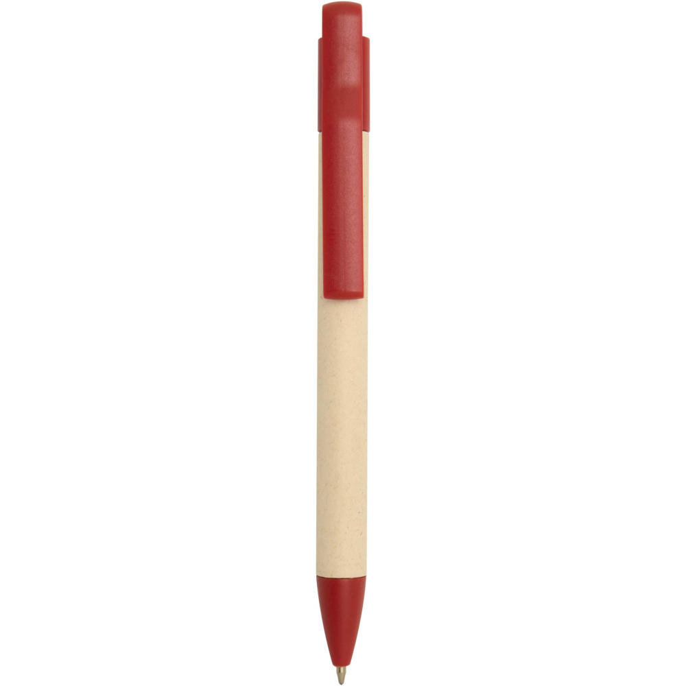 Logotrade business gift image of: Liliana sugarcane paper ballpoint pen (blue ink)