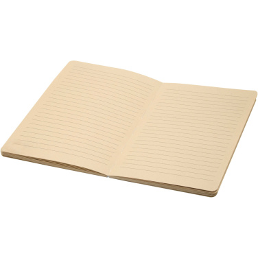 Logo trade promotional gift photo of: Liliana A5 sugarcane and RPET soft cover notebook