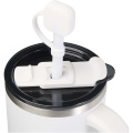 Sip silicone straw cover, White