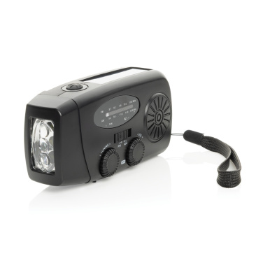 Logo trade promotional item photo of: RescueWave RCS recycled plastic emergency radio