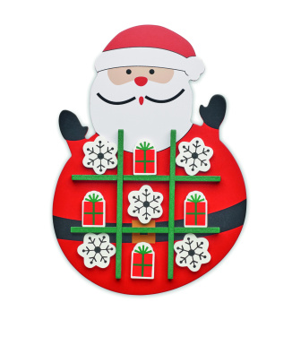 Logotrade promotional giveaway image of: Christmas wooden tic tac toe