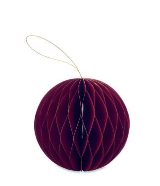 Logo trade promotional merchandise picture of: Foldable  XMAS bauble hanger