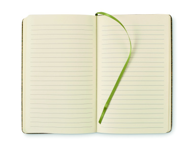 Logo trade promotional gift photo of: A5 notebook with hard cover