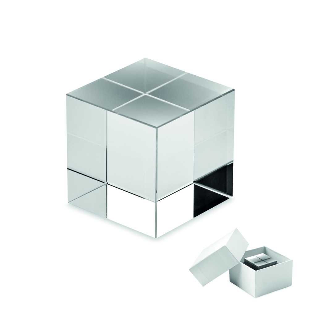 Logo trade corporate gift photo of: Glass cube award