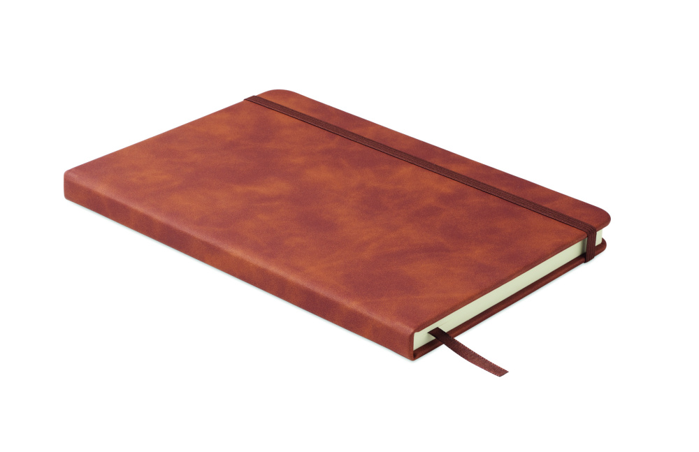 Logotrade advertising product image of: A5 smokey PU notebook