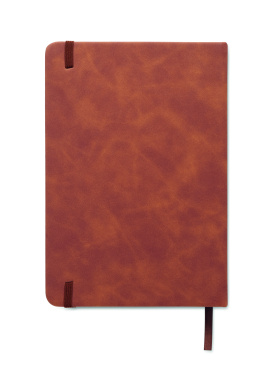 Logo trade promotional gifts image of: A5 smokey PU notebook