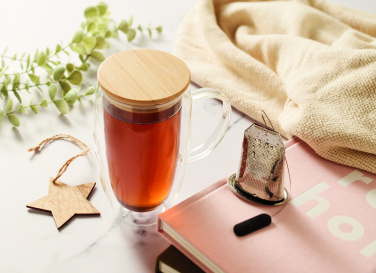 Logotrade promotional items photo of: Double wall glass mug 450ml