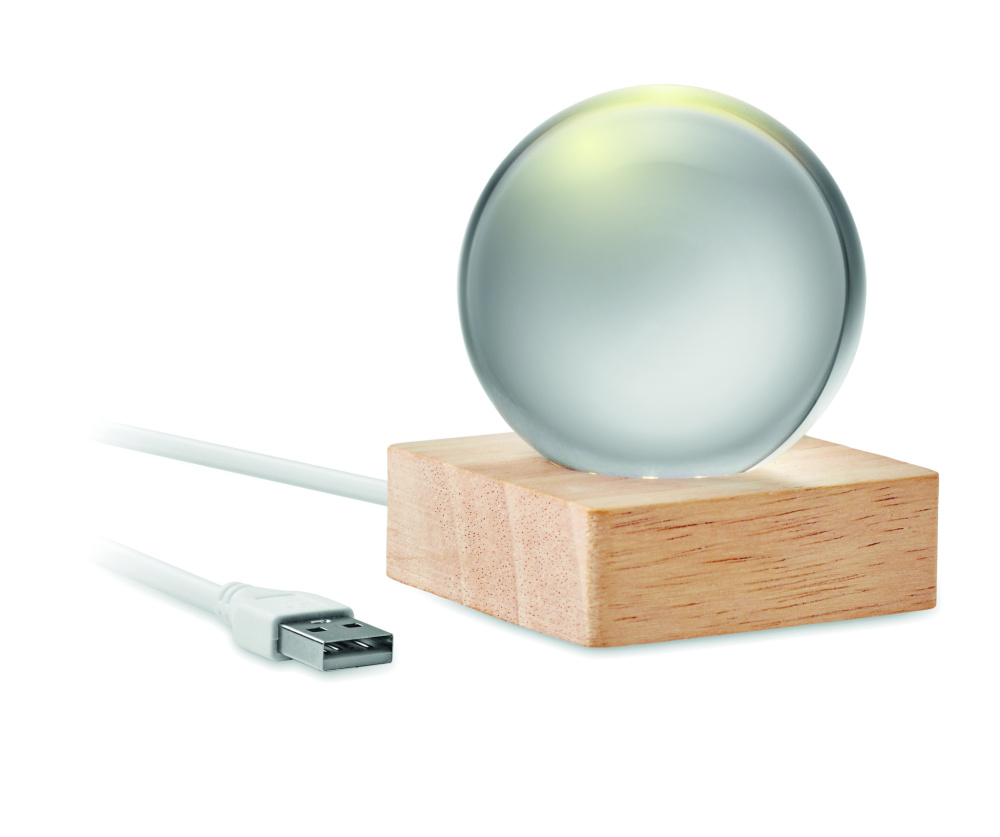 Logotrade promotional gift picture of: LED glass ball