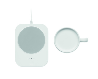 Logotrade promotional gifts photo of: Wireless charger mug warmer set